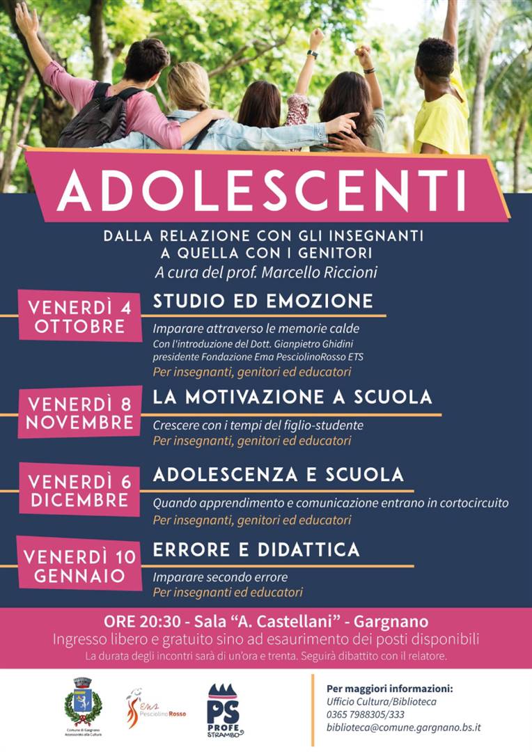 Adolescenti, dalla relazione con gli insegnati a quella con i genitori