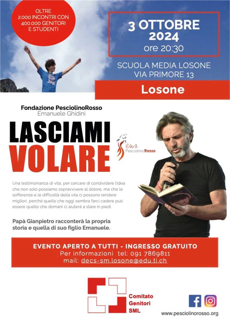 Pap&#224; Gianpietro incontra le famiglie di Losone (Svizzera)